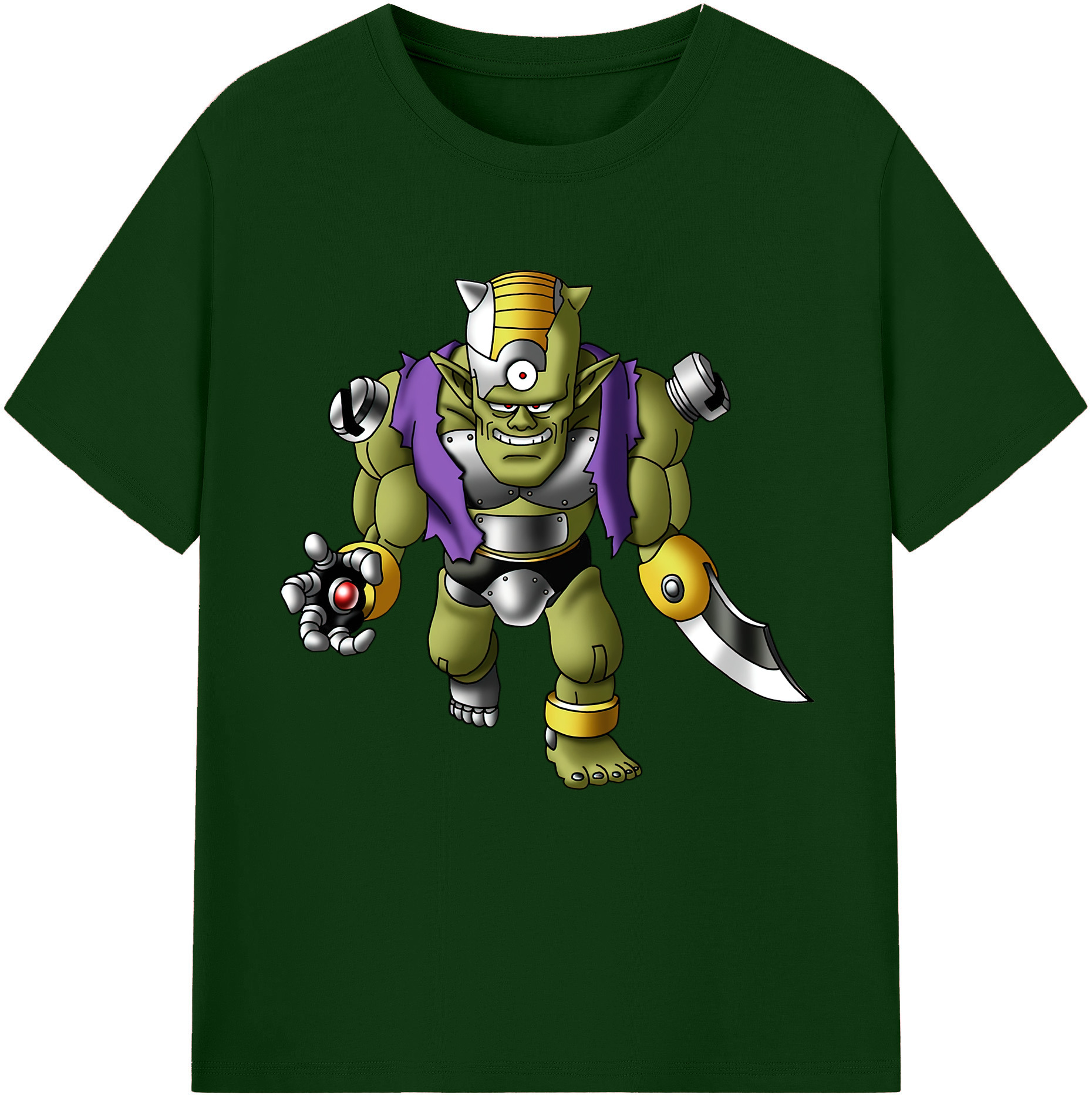 （画像用） ドラゴンクエスト Doragon Kuesuto Dragon Quest 綿100％半袖Tシャツ（フロントプリント）